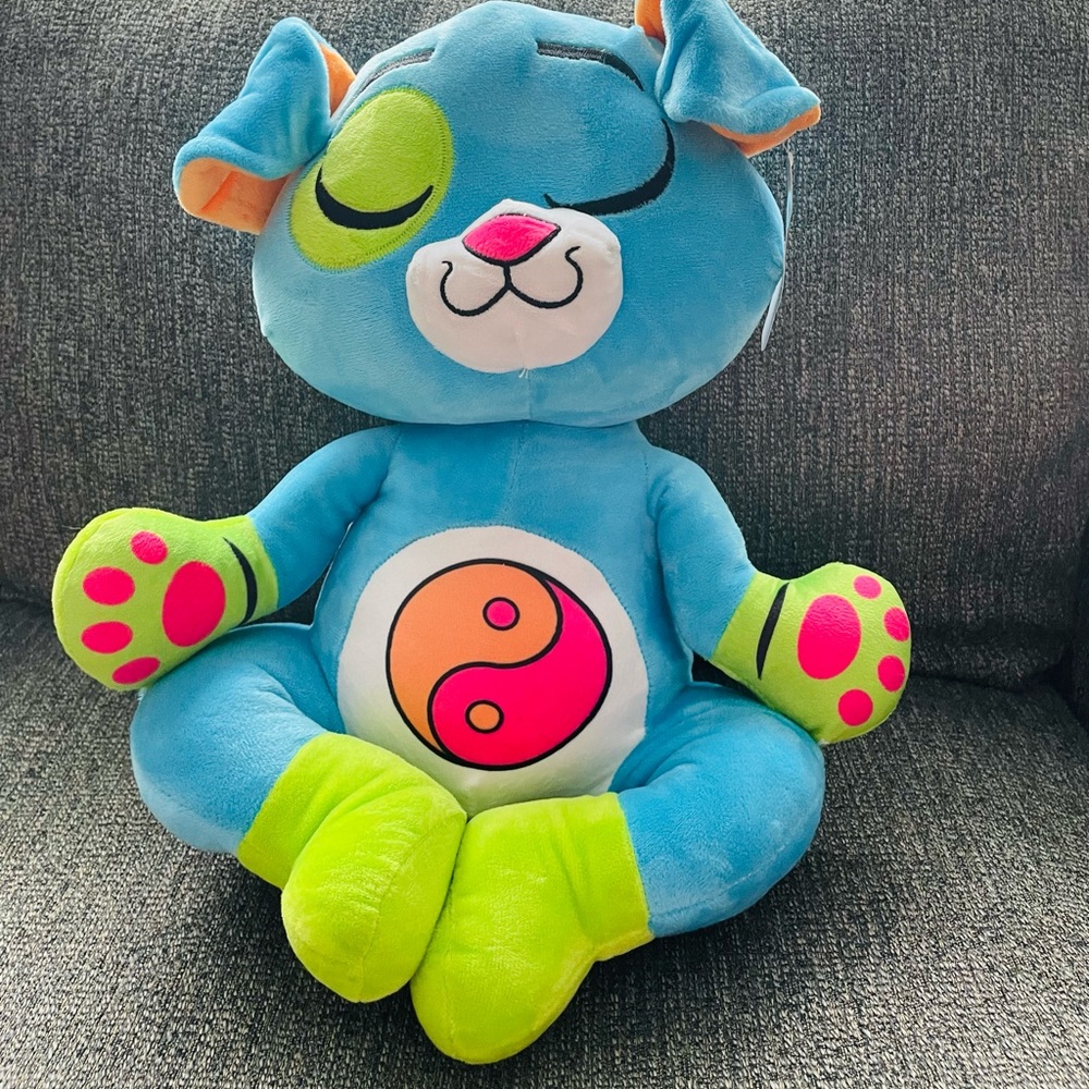 Yogimals big blue puppy plush